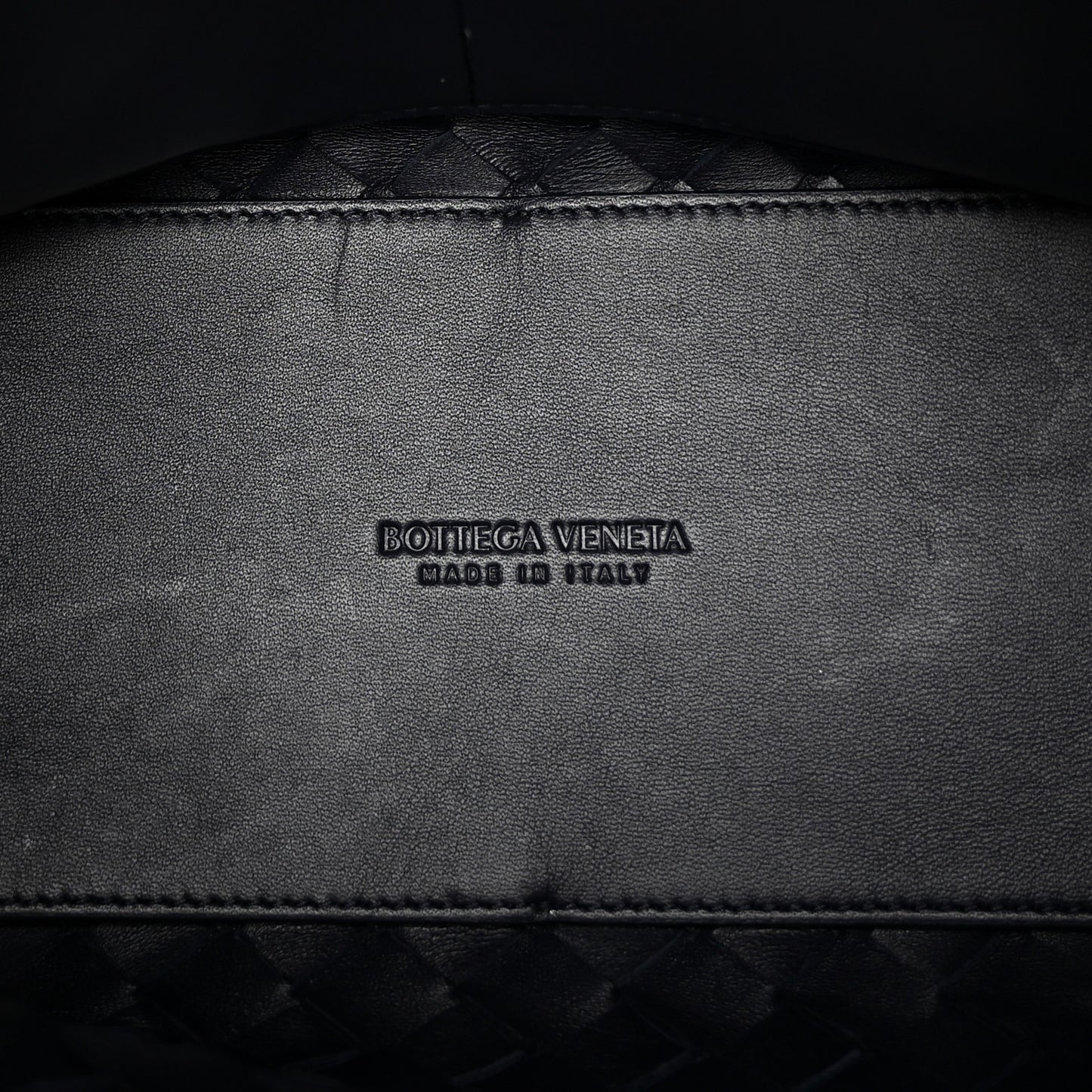 Nappa Intrecciato Medium Andiamo Shoulder Bag Space