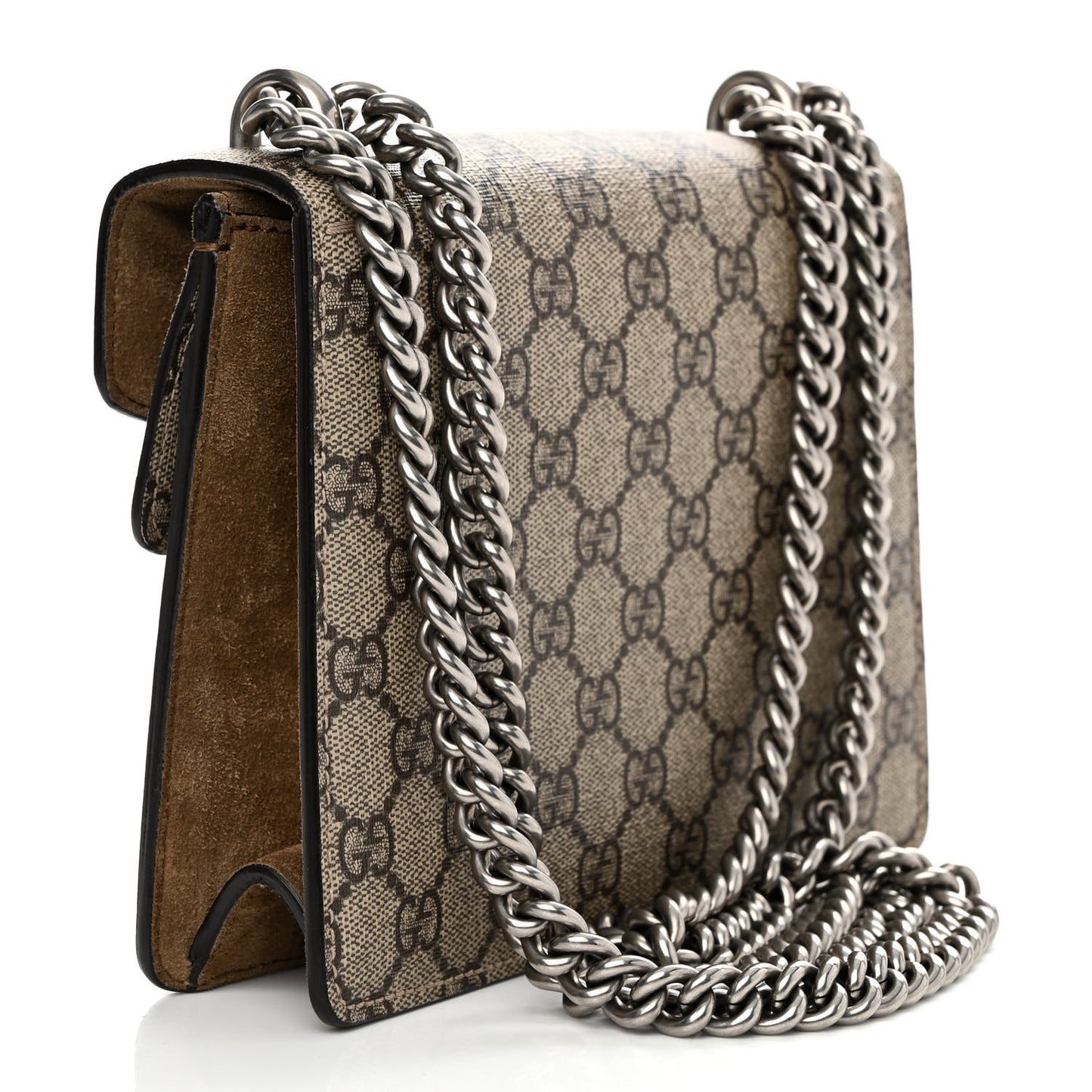 GG Supreme Monogram Mini Dionysus Shoulder Bag Taupe
