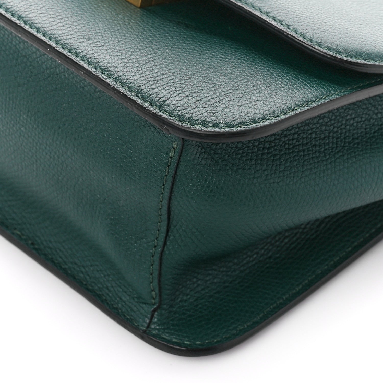 Valentino Garavani Grainy Calfskin Small VSling Shoulder Bag English Green 11 of 11