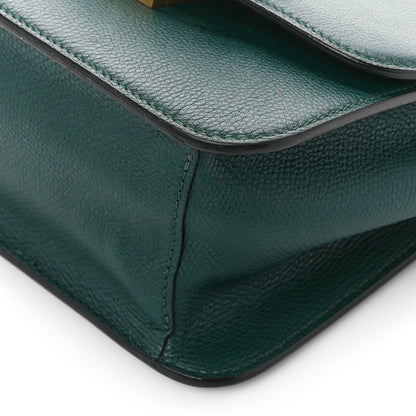 Valentino Garavani Grainy Calfskin Small VSling Shoulder Bag English Green 11 of 11