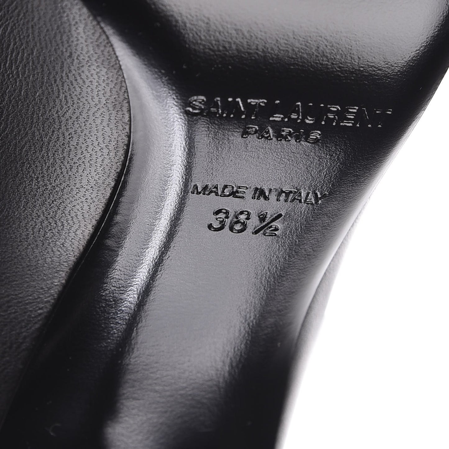 Calfskin Opyum 85 Pumps 38.5 Black