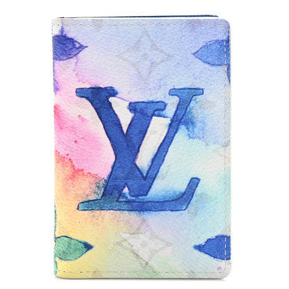 Louis Vuitton Monogram Watercolor Pocket Organizer NM Multicolor 1 of 8