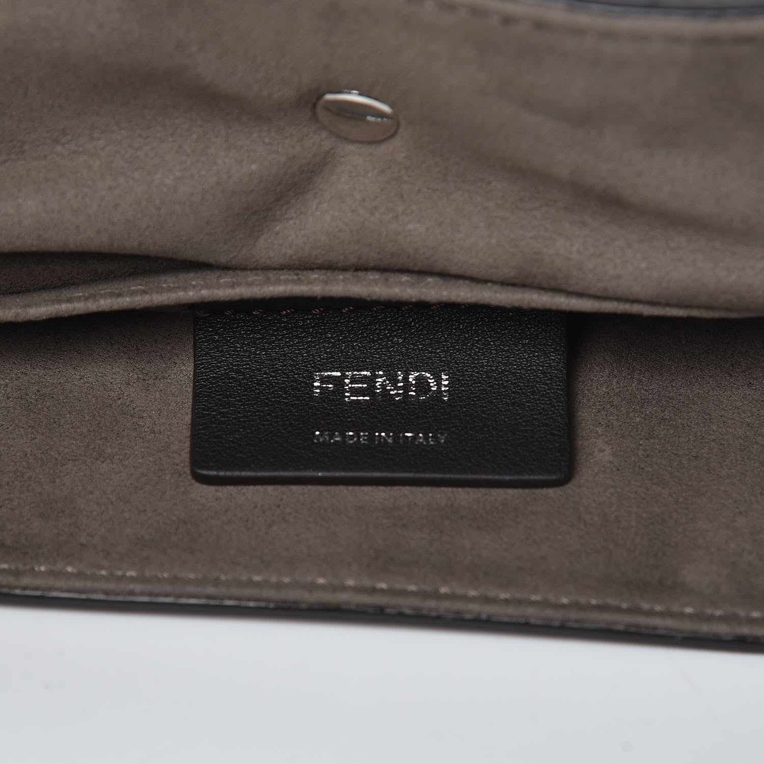 Fendi Vitello Century Pearl Bi-Color Scalloped Mini Back to School Backpack Amarone Black Cherry 7 of 12