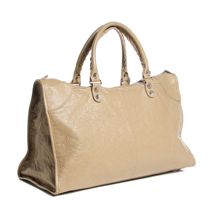 Balenciaga Agneau Giant 12 Silver Hardware Work Latte 3 of 11