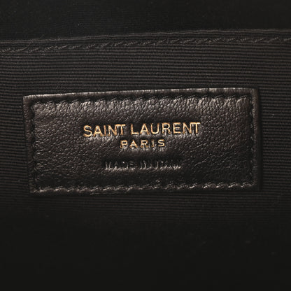 Saint Laurent Calfskin Matelasse Monogram Lou Camera Bag Opyum Red 6 of 10