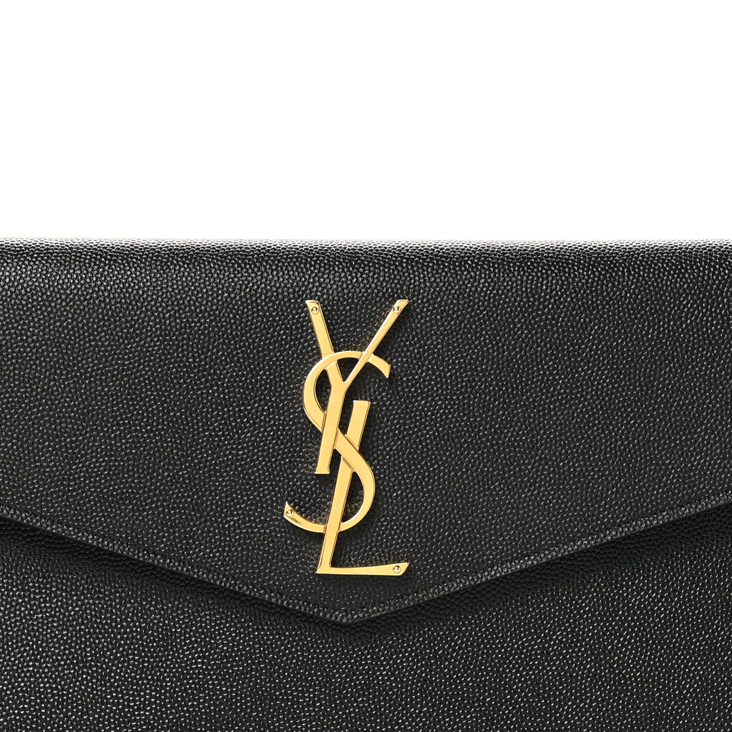 Saint Laurent Grain De Poudre Uptown Pouch Black 8 of 8
