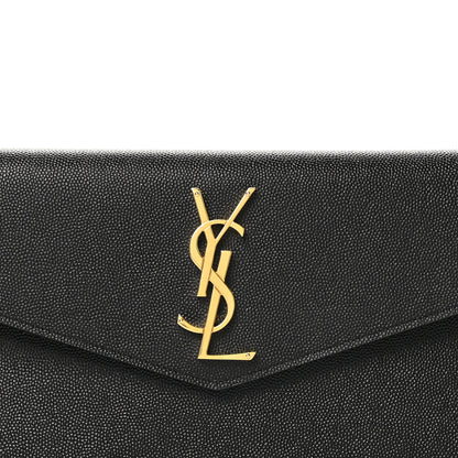 Saint Laurent Grain De Poudre Uptown Pouch Black 8 of 8