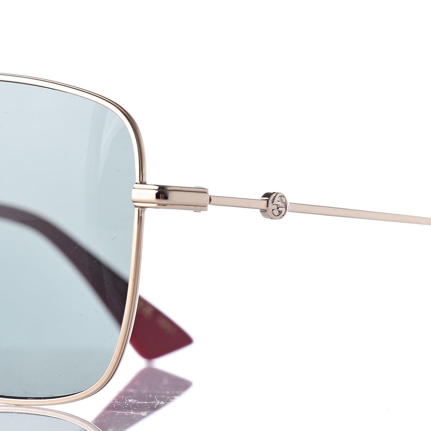 Squared Aviator Sunglasses GG0108S Black