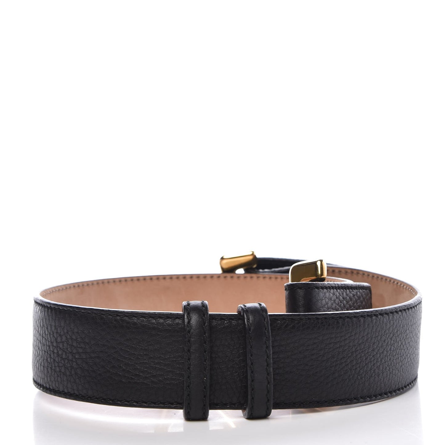 Calfskin Horsebit Belt 85 34 Black