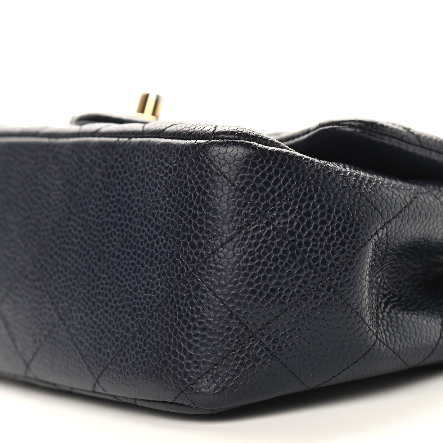 Chanel Caviar Quilted Mini Square Flap Navy 9 of 9