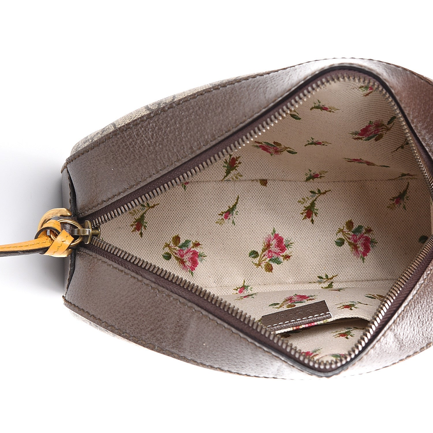 Gucci GG Supreme Monogram Web Neo Vintage Shoulder Bag Beige New Acero Crop 4 of 13
