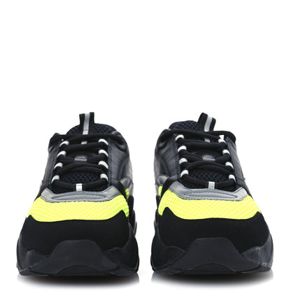 Christian Dior Technical Mesh Calfskin Mens B22 Sneakers 41 Black 3 of 11