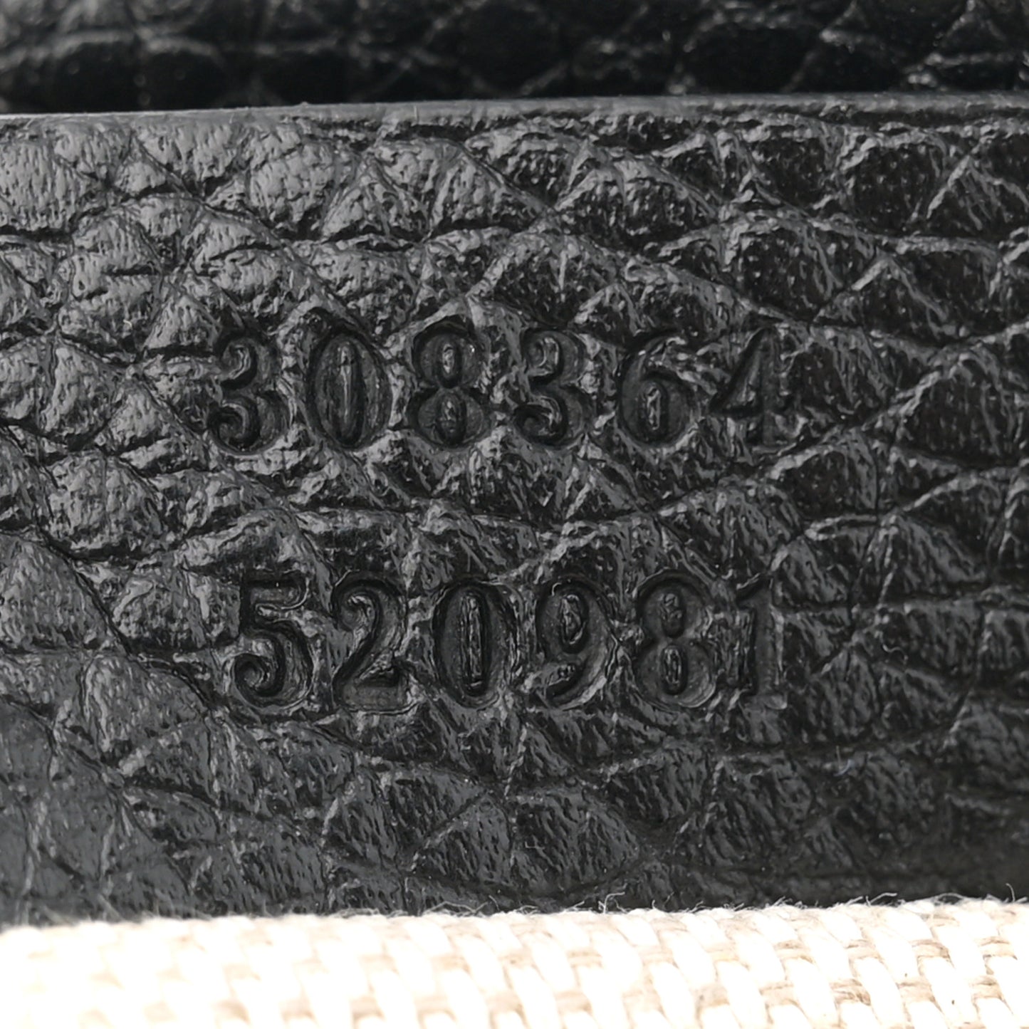 Pebbled Calfskin Small Soho Disco Bag Black