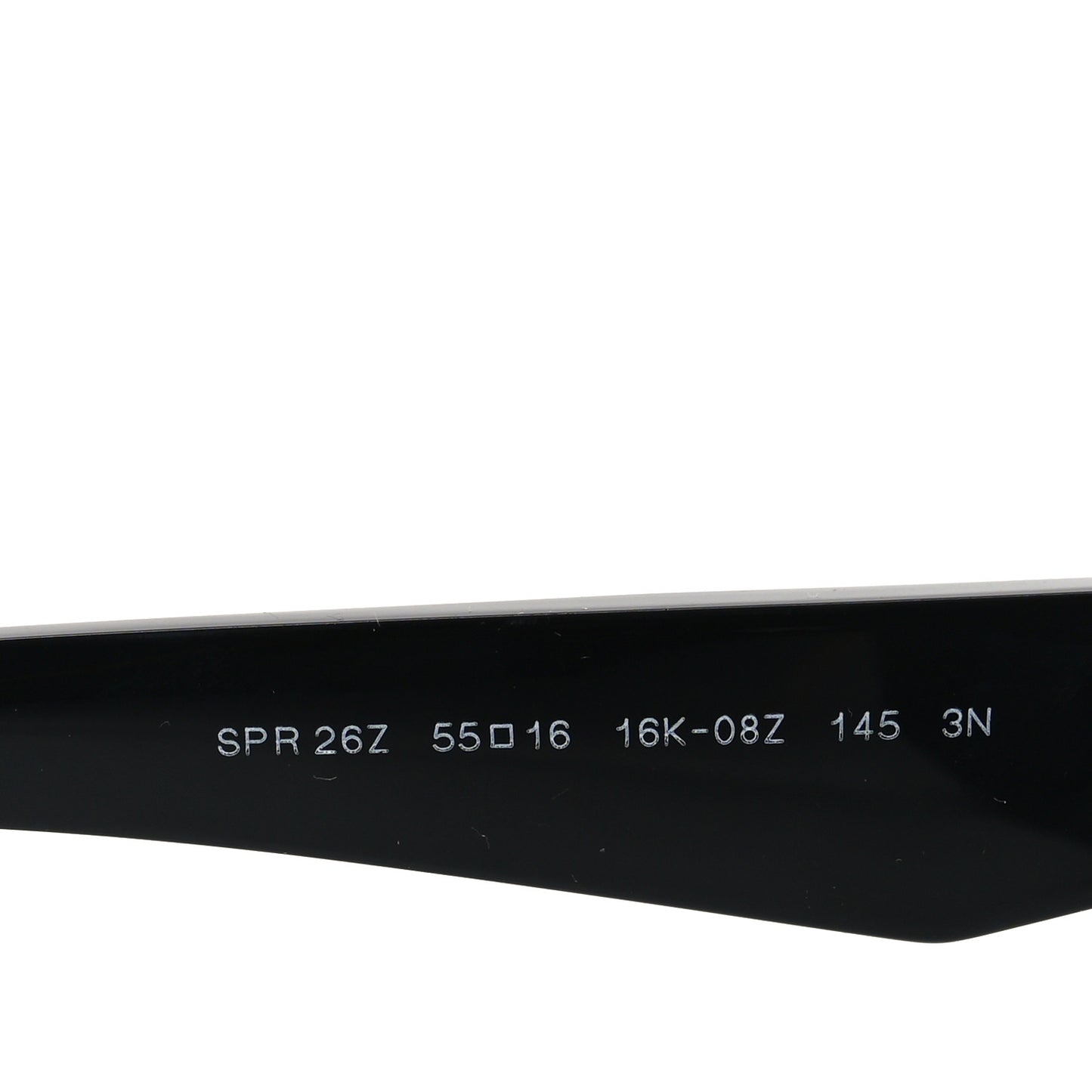 Acetate Oval Sunglasses SPR 26Z Black