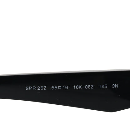 Prada Acetate Oval Sunglasses SPR 26Z Black 6 of 7