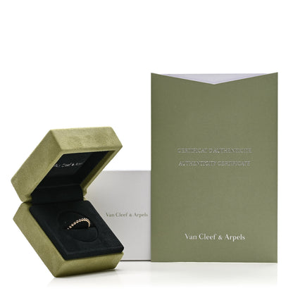 Van Cleef & Arpels 18K Rose Gold Medium Perlee Ring 58 8.25 5 of 5