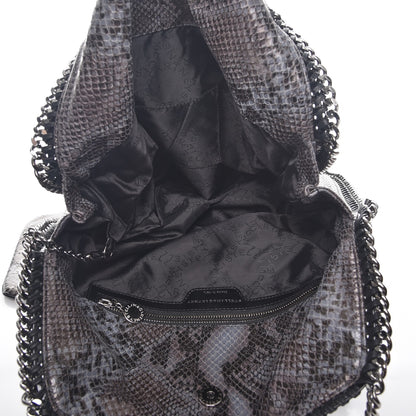 Stella McCartney Eco Python Big Falabella Tote Dark Grey 6 of 10