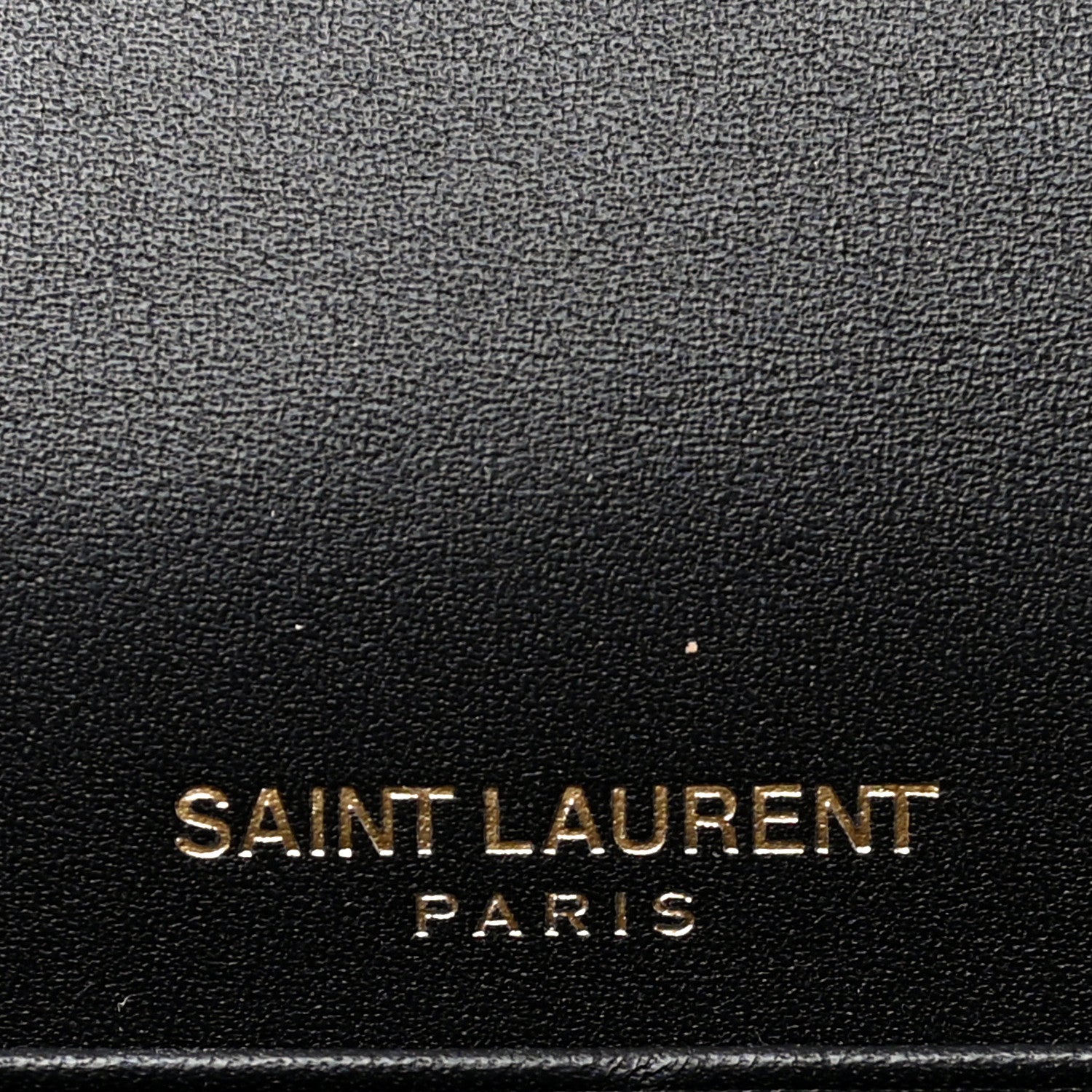 Saint Laurent Smooth Calfskin Classic Monogram Kate Tassel Chain Wallet Black 6 of 21