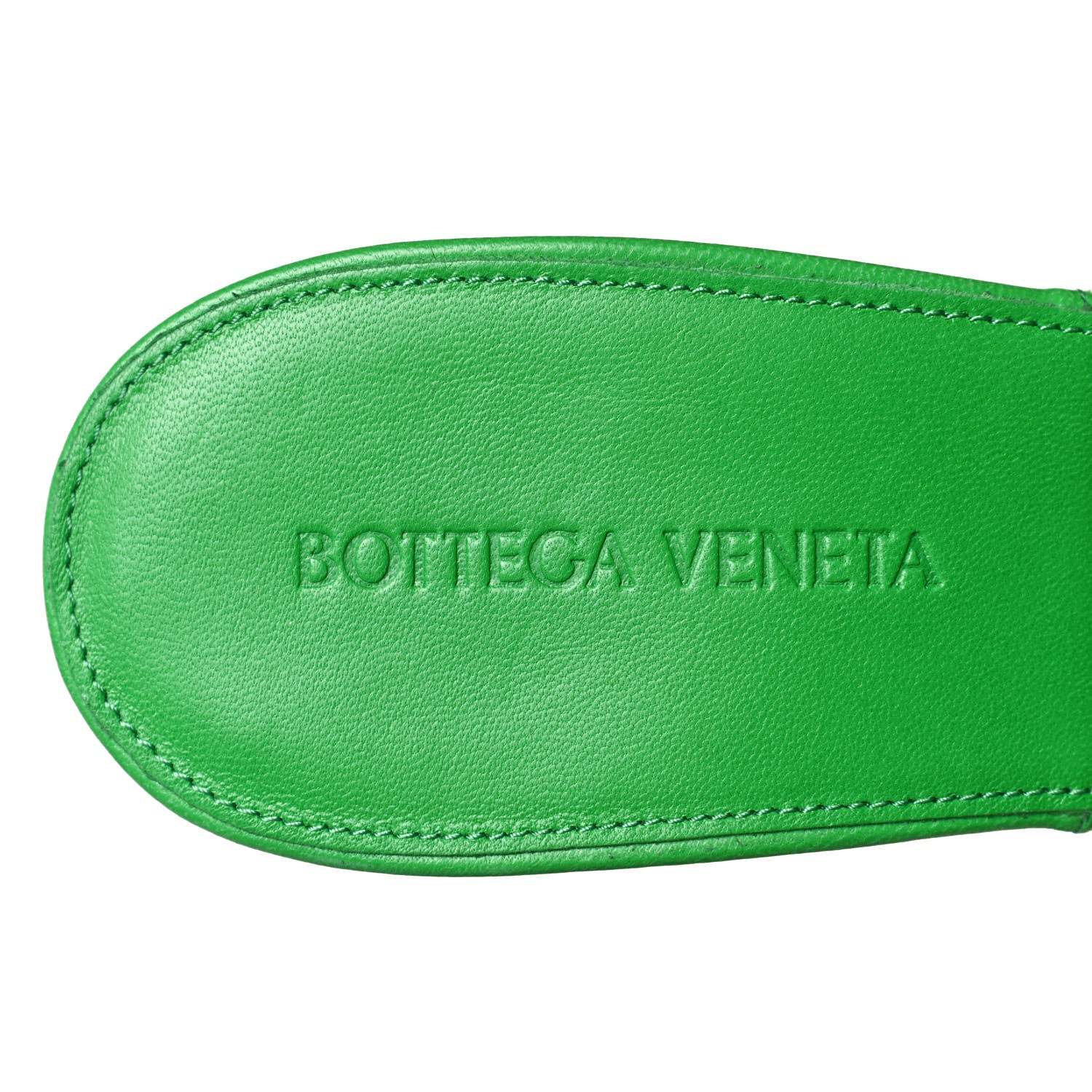 Bottega Veneta Nappa Maxi Intrecciato Lido 90mm Mule Sandals 41 Grass 9 of 10