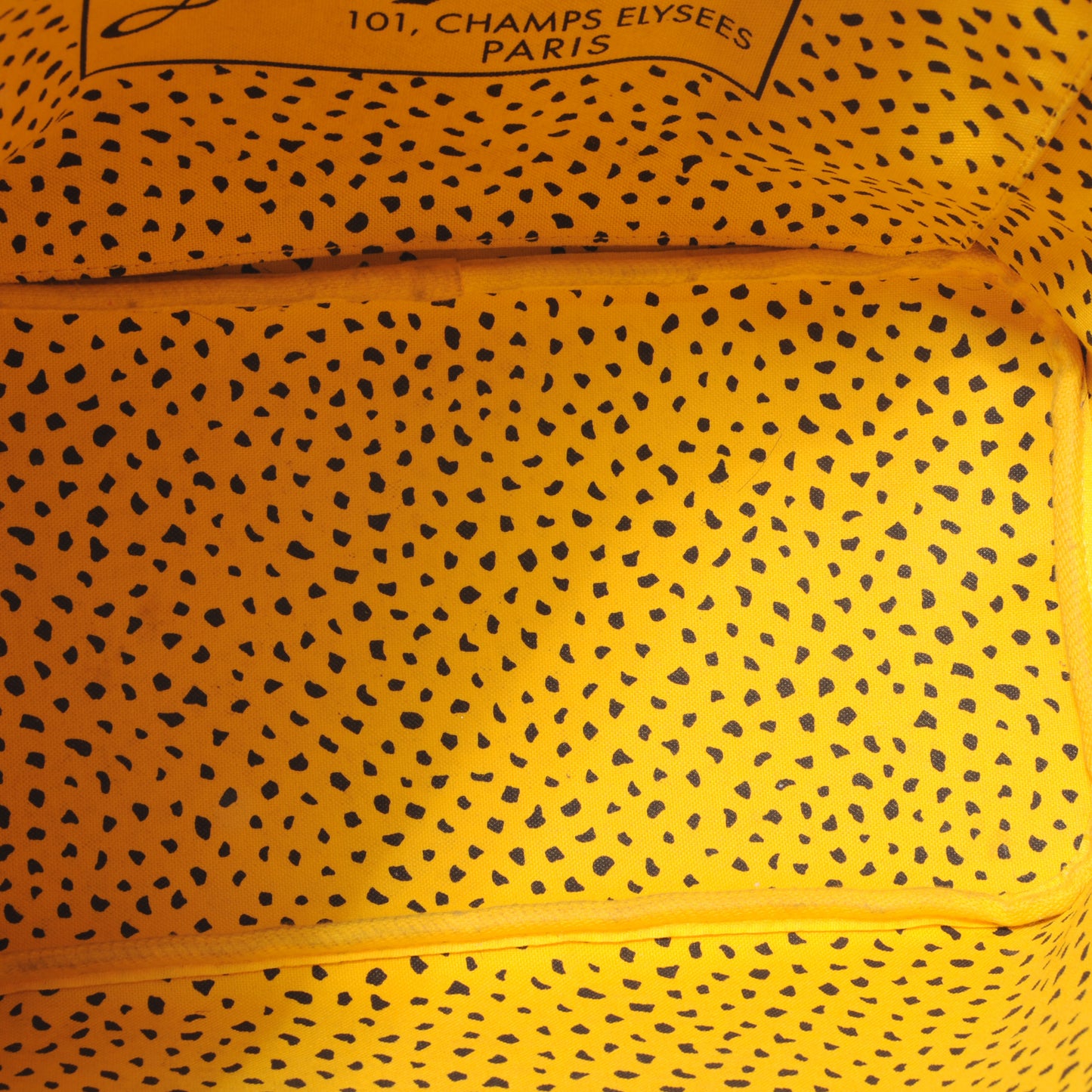 Monogram Kusama Waves Neverfull MM Yellow