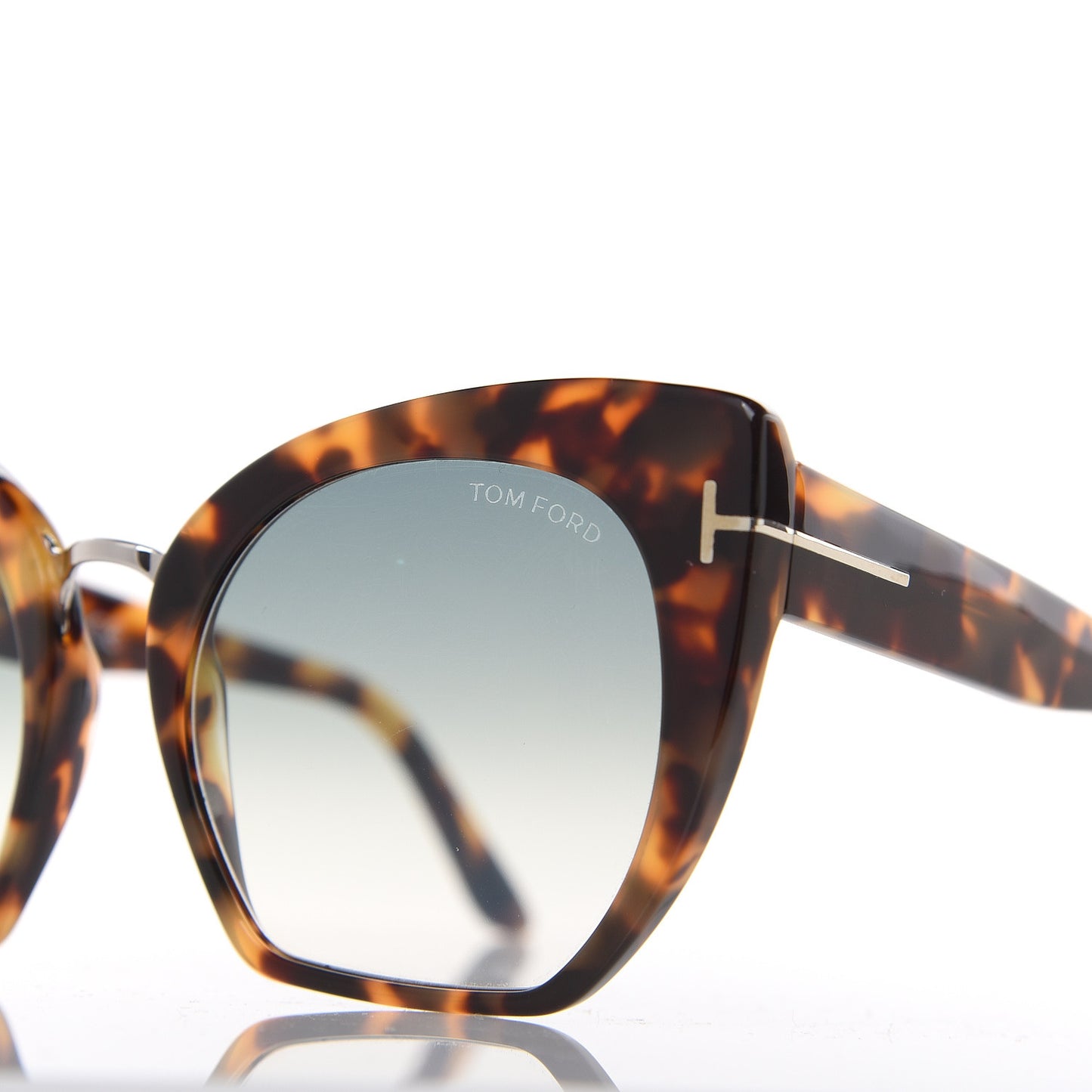 Samantha Cat Eye Sunglasses TF553 Havana