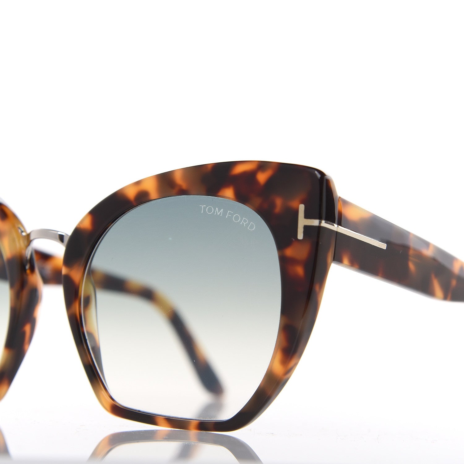 Tom Ford Samantha Cat Eye Sunglasses TF553 Havana 7 of 8