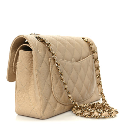 Chanel Caviar Quilted Small Double Flap Beige 3 of 11