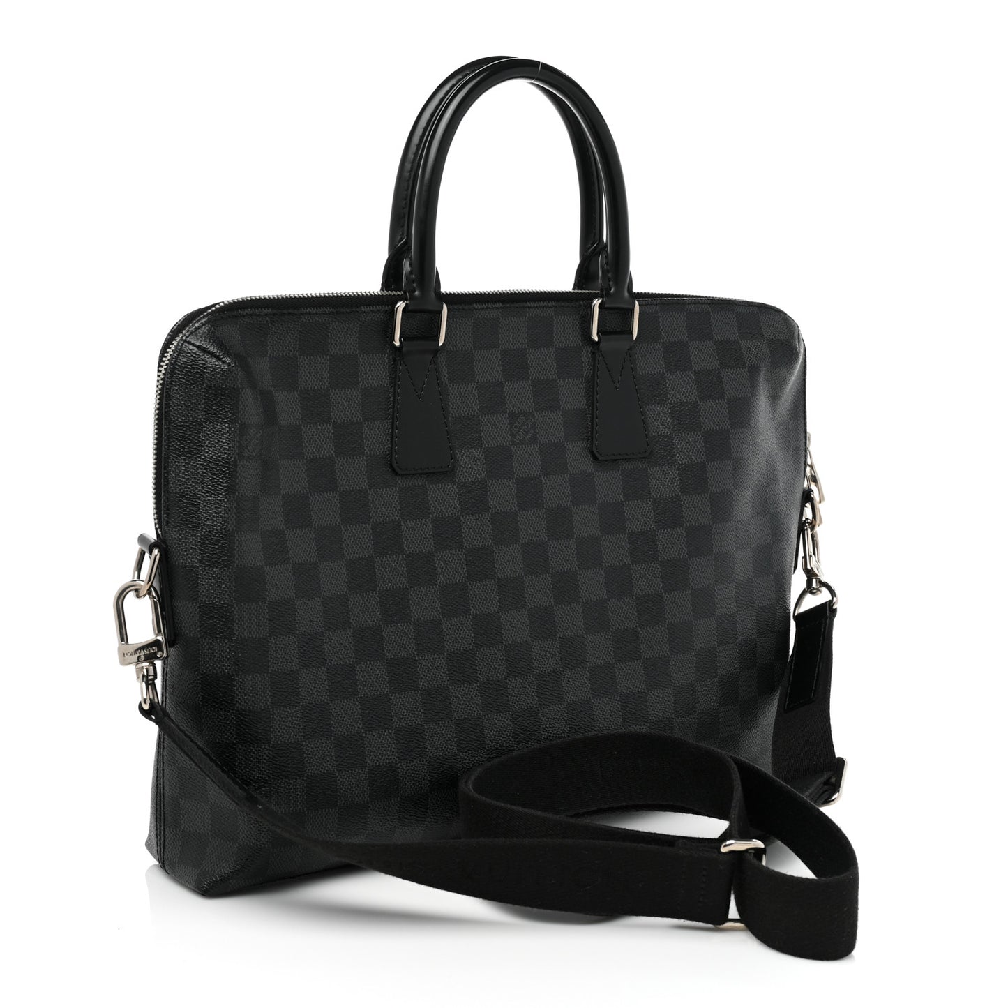 Damier Graphite Porte-Documents Jour