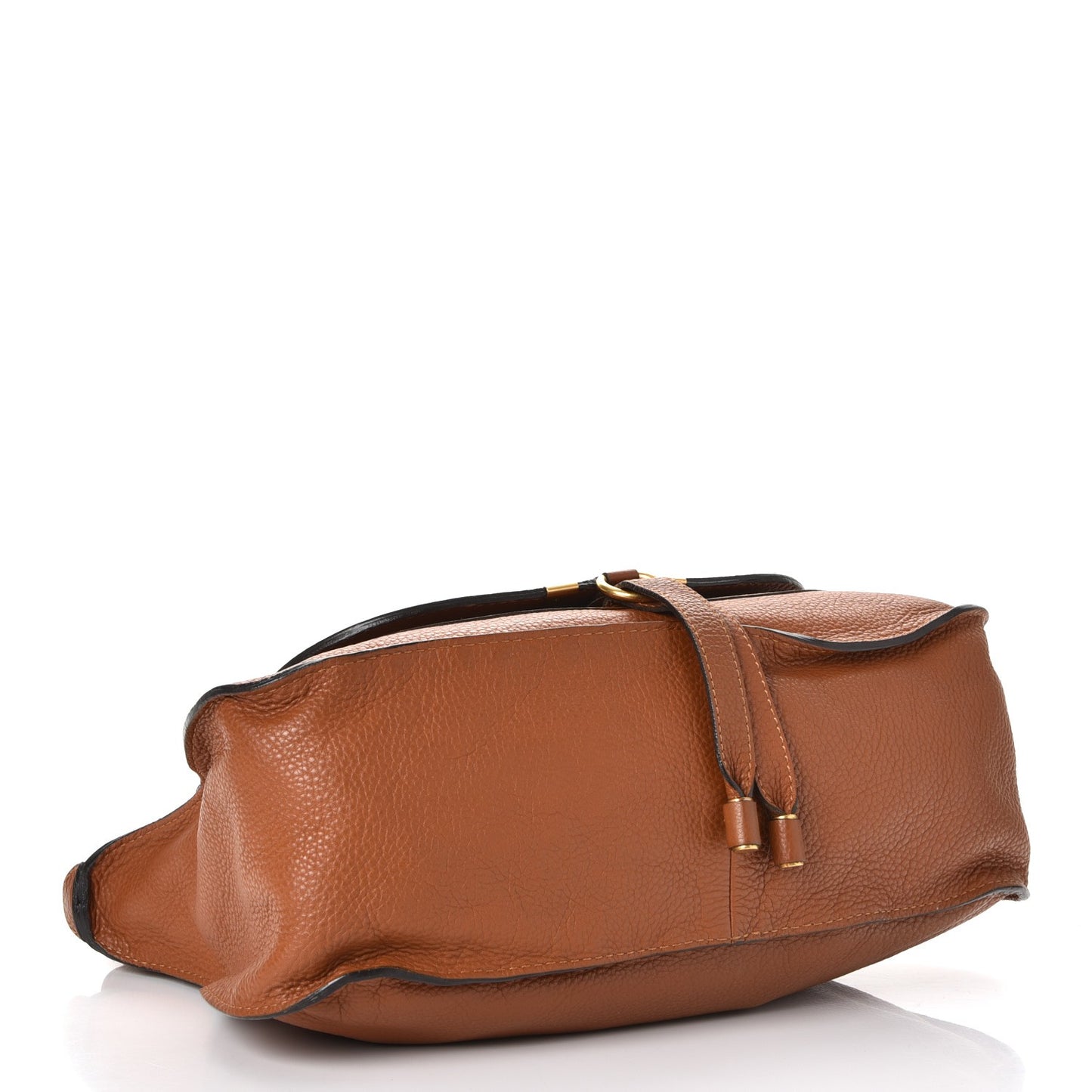 Calfskin Medium Marcie Satchel Tan