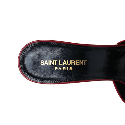 Saint Laurent Lambskin Sexy 95mm Pumps 39 Red 9 of 10