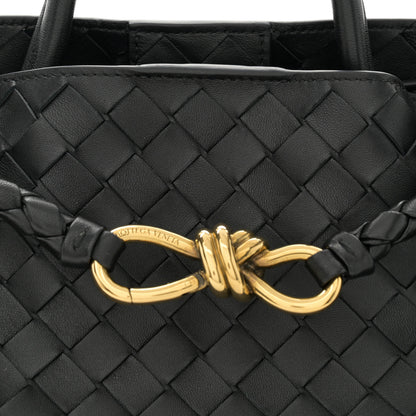 Bottega Veneta Nappa Intrecciato Medium Andiamo Shoulder Bag Black 7 of 9