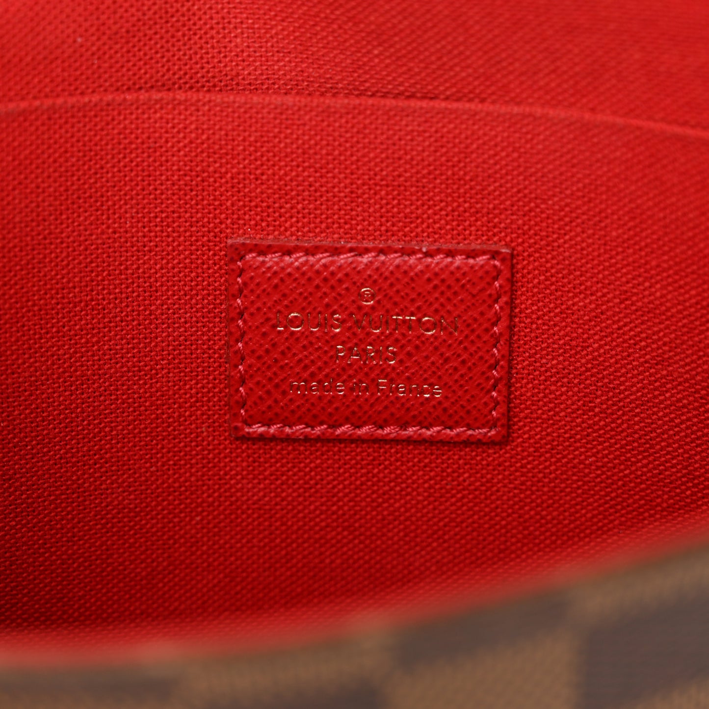 Damier Ebene Pochette Felicie Chain Wallet