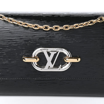 Louis Vuitton Electric Epi Pochette Evening Clutch Black 7 of 9