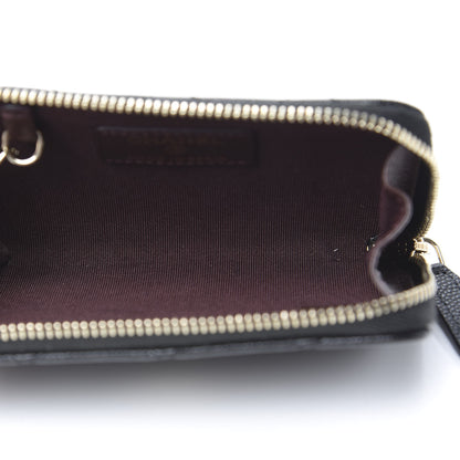 Chanel Caviar Quilted Zipped Key Holder Case Black 5 of 9
