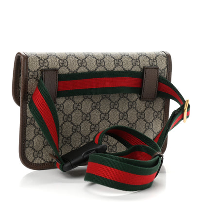 Gucci GG Supreme Monogram Neo Vintage Web Belt Bag Brown 3 of 12