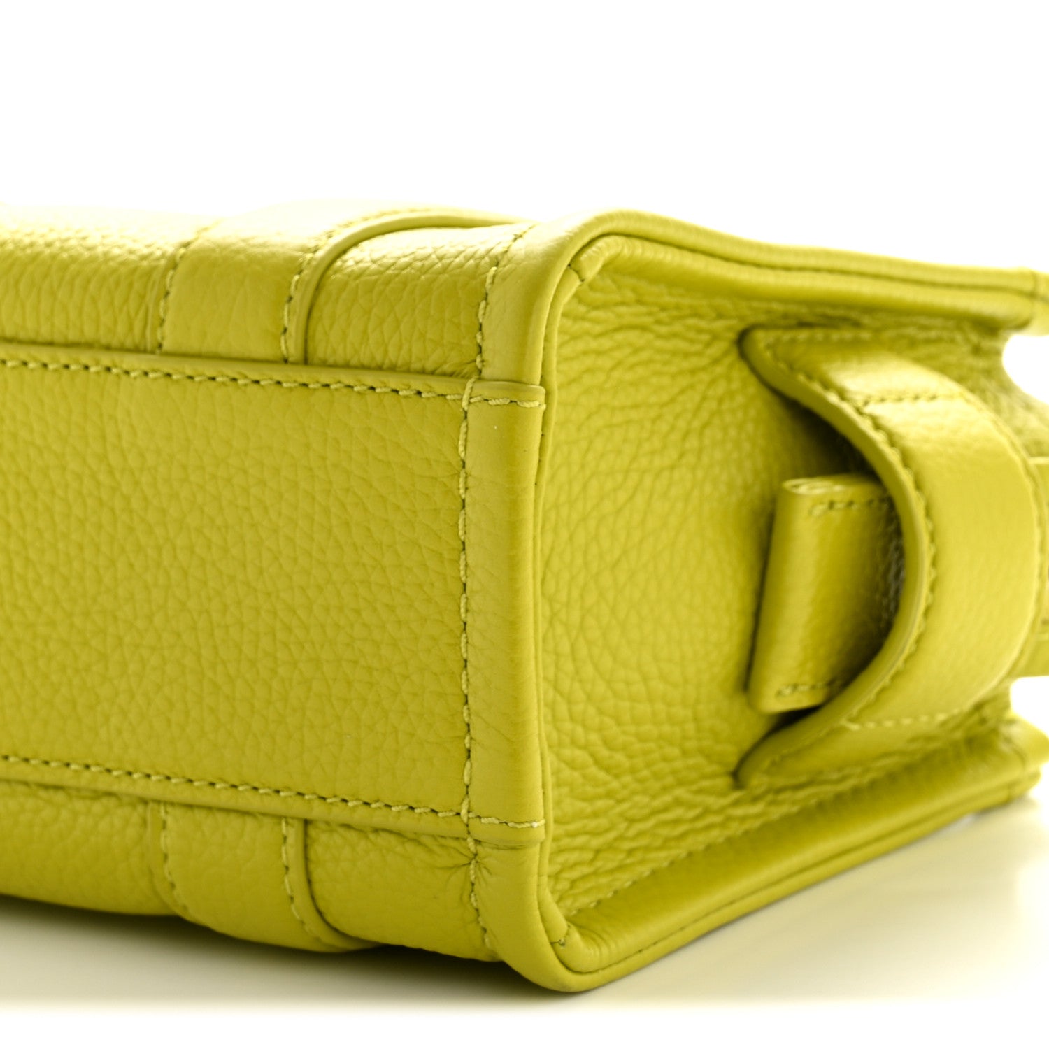 Marc Jacobs Grained Calfskin Micro The Tote Bag Citronelle 10 of 10