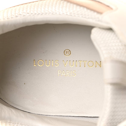 Louis Vuitton Calfskin Damier Azur Run Away Sneakers 37 White 6 of 8
