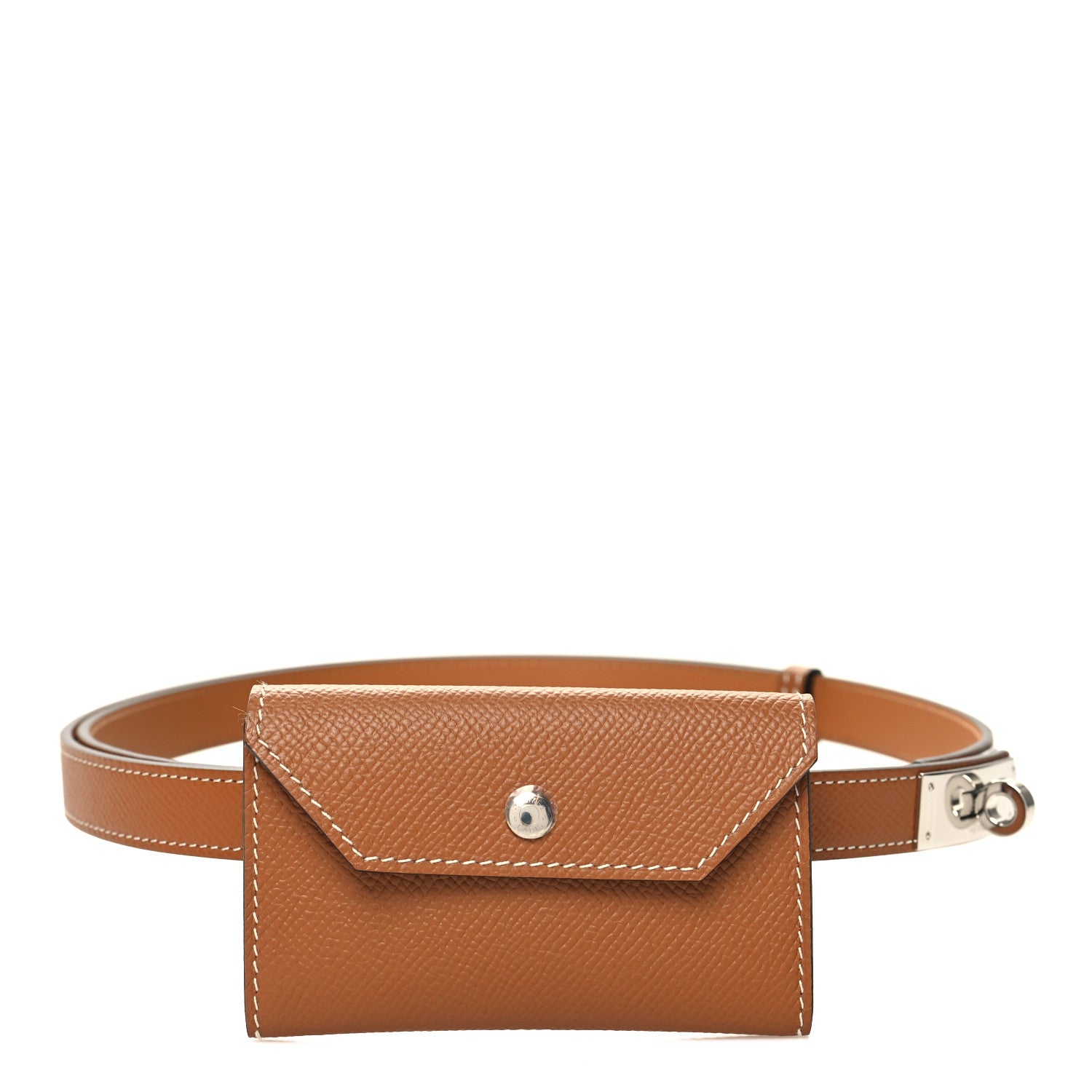 Hermes Epsom Kelly Pocket Belt Gold 1 of 6
