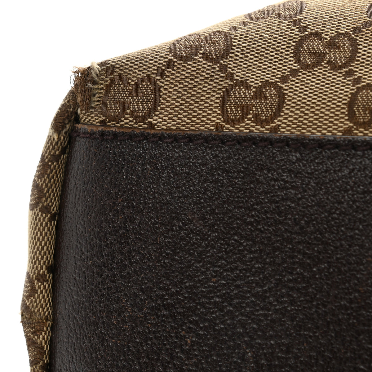 Gucci GG Monogram Large Web Handle Vertical Tote Dark Brown 27 of 27