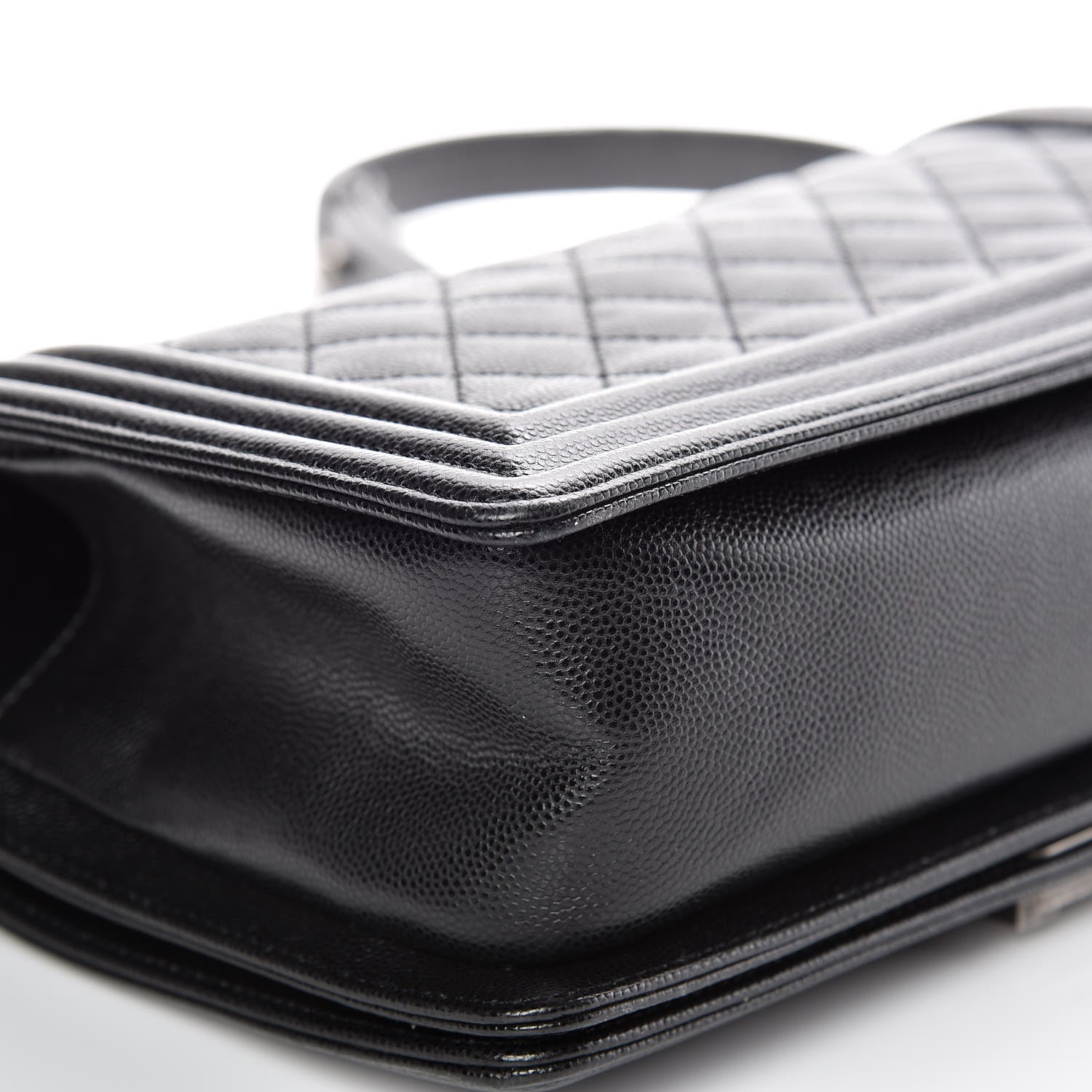 Chanel Caviar Quilted Medium Boy Flap Black 11 of 12
