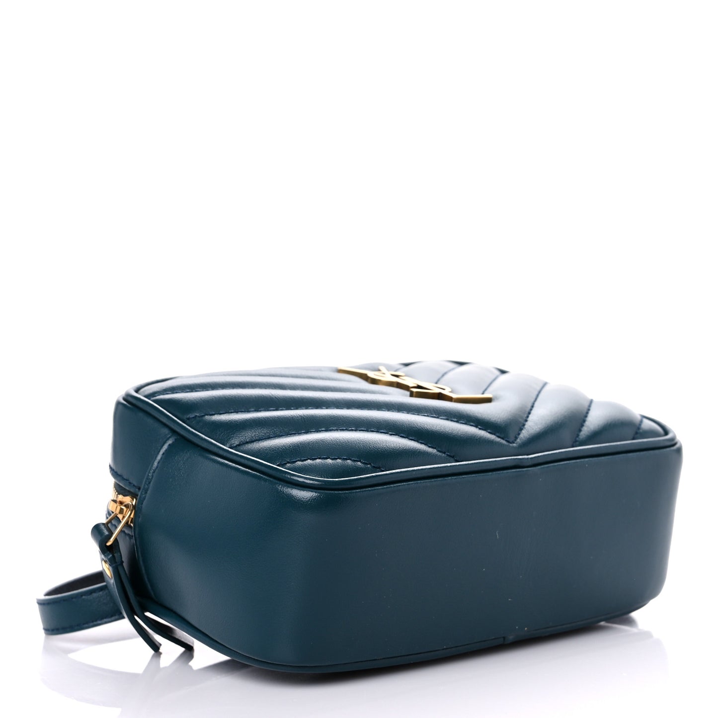 Calfskin Matelasse Monogram Lou Belt Bag Blue