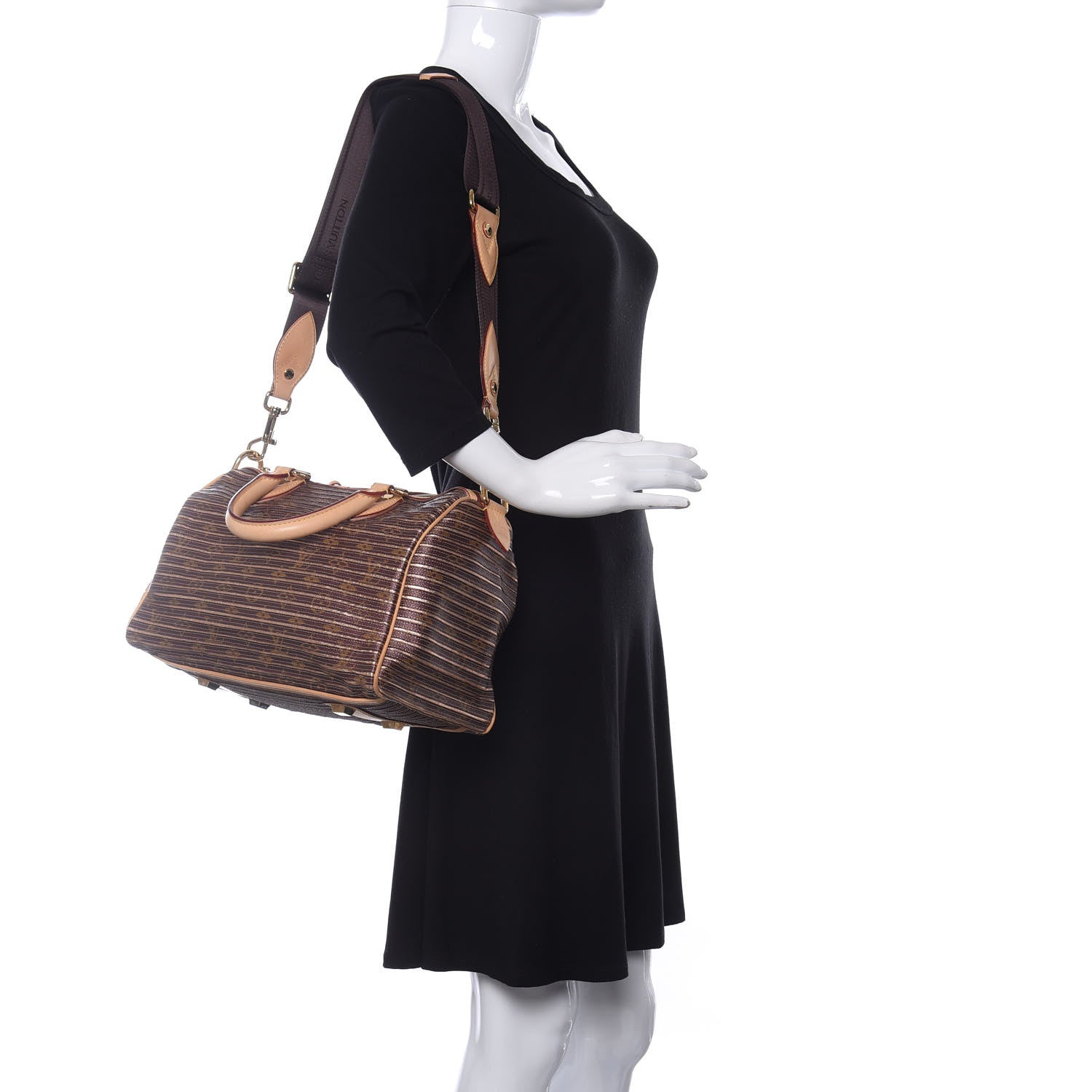 Louis Vuitton Monogram Eden Speedy Peach 2 of 10