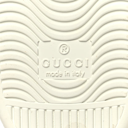 Gucci Calfskin Bee Star Embroidered Sylvie Web Ace Sneakers 38.5 White 7 of 9