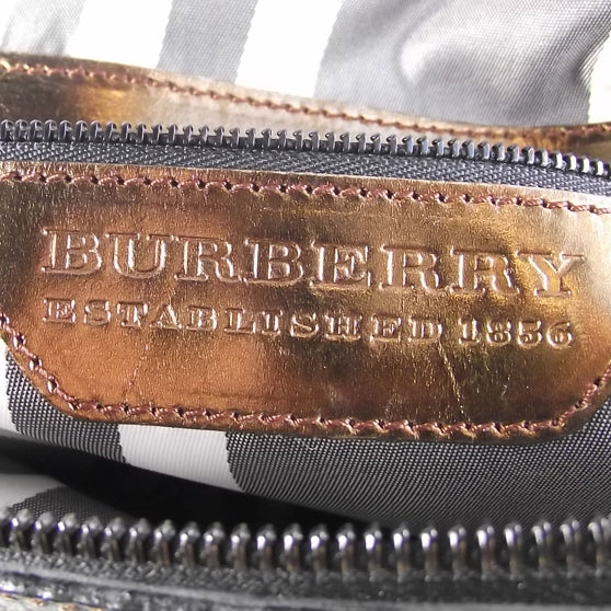 Burberry Leather Shoulder Bag Bronze 8 of 10