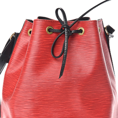 Louis Vuitton Epi Petit Noe Red Black 5 of 8