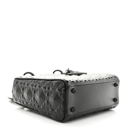 Christian Dior Calfskin Cannage Diamond Small My ABCDior Lady Dior Black 5 of 11