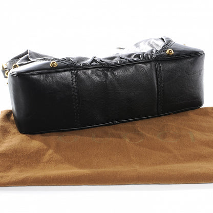 Gucci Leather Medium Jockey Hobo Black 9 of 9