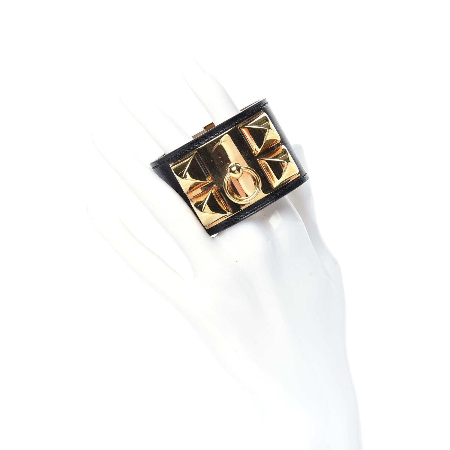 Hermes Box Collier De Chien CDC Bracelet XS Black 2 of 6