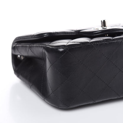Chanel Lambskin Quilted Mini Square Flap Black 8 of 13