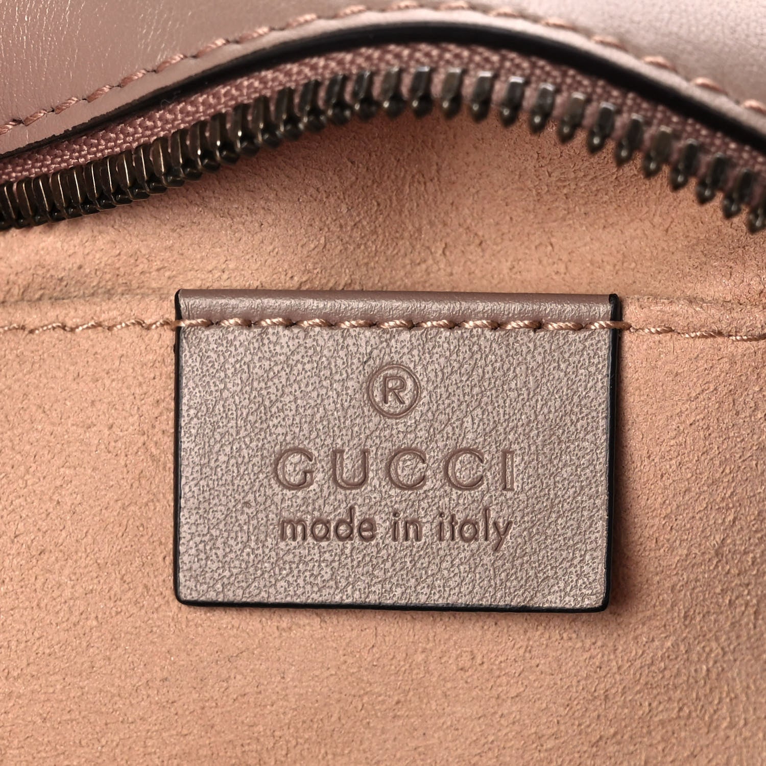 Gucci Calfskin Matelasse Small GG Marmont Chain Shoulder Bag Porcelain Rose 6 of 11